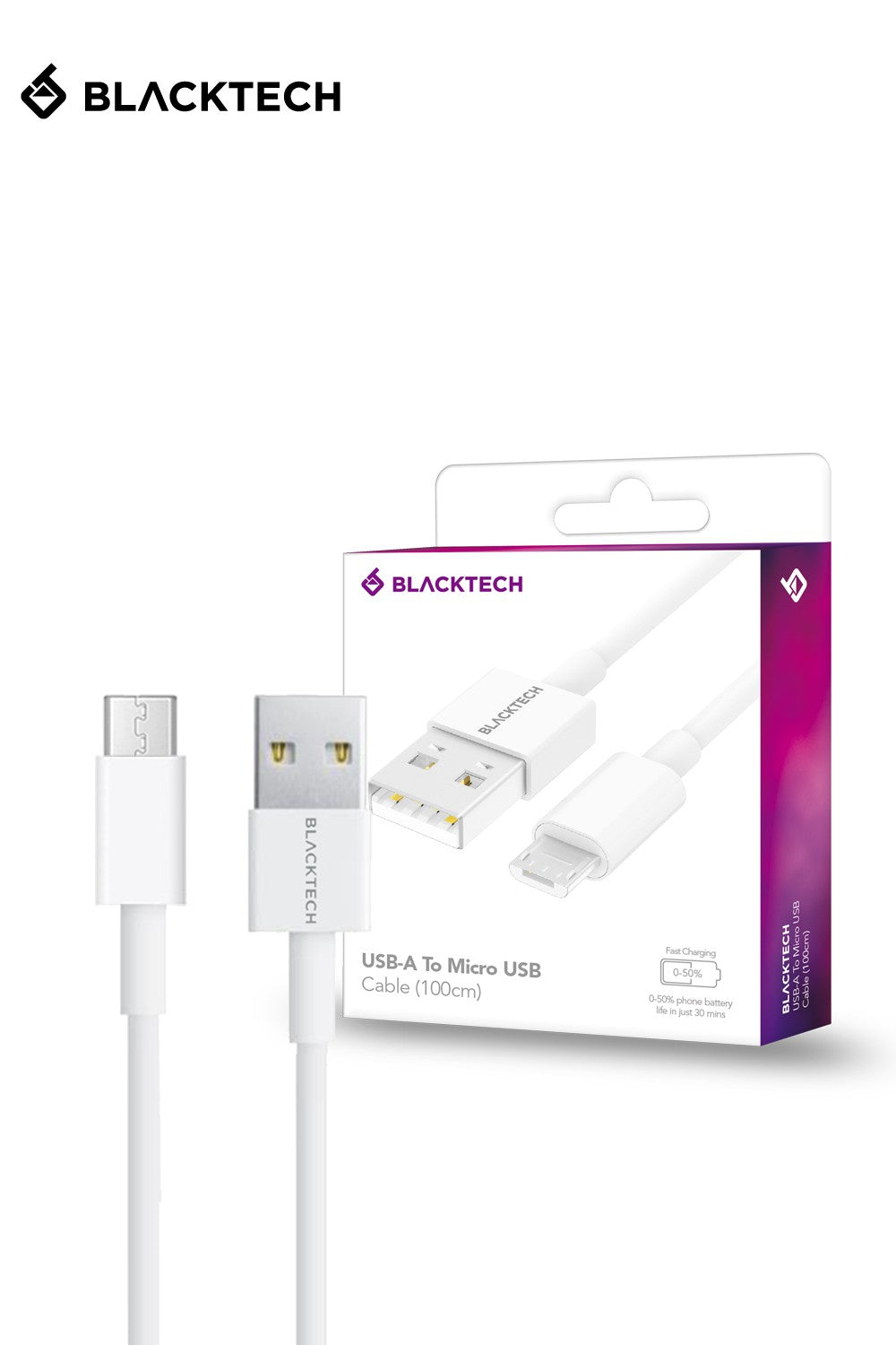 Blacktech Cable Charge Data Lighting Usb C Micro Type Durable Quick Sync