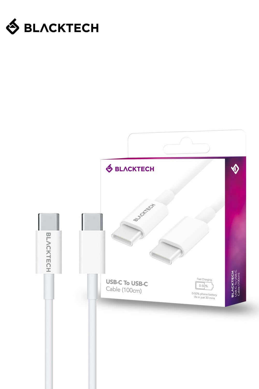 Blacktech Cable Charge Data Lighting Usb C Micro Type Durable Quick Sync