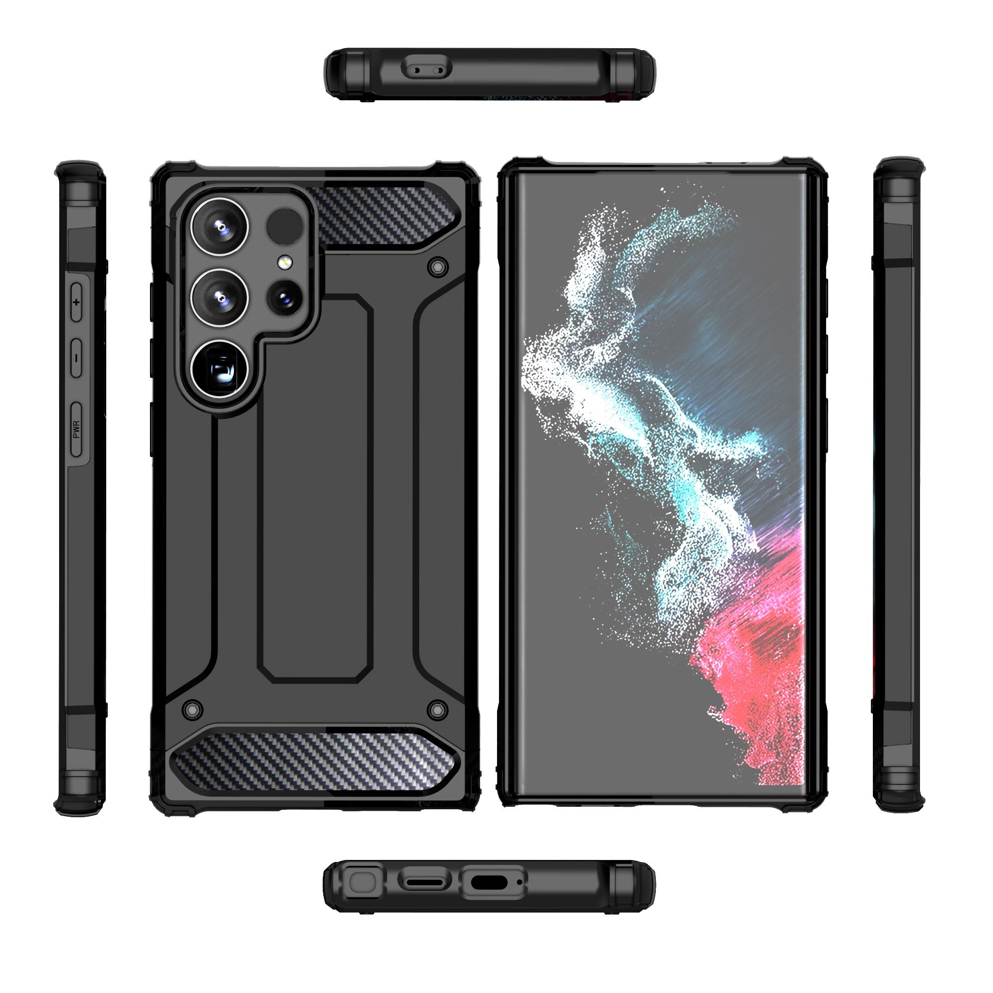iPhone 17 Pro Max BLACKTECH Carbon Wave