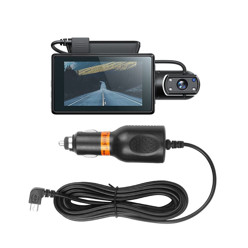 Hoco DI07 Max Dual Camera Driving Recorder Dash Camera (Wifi Version)