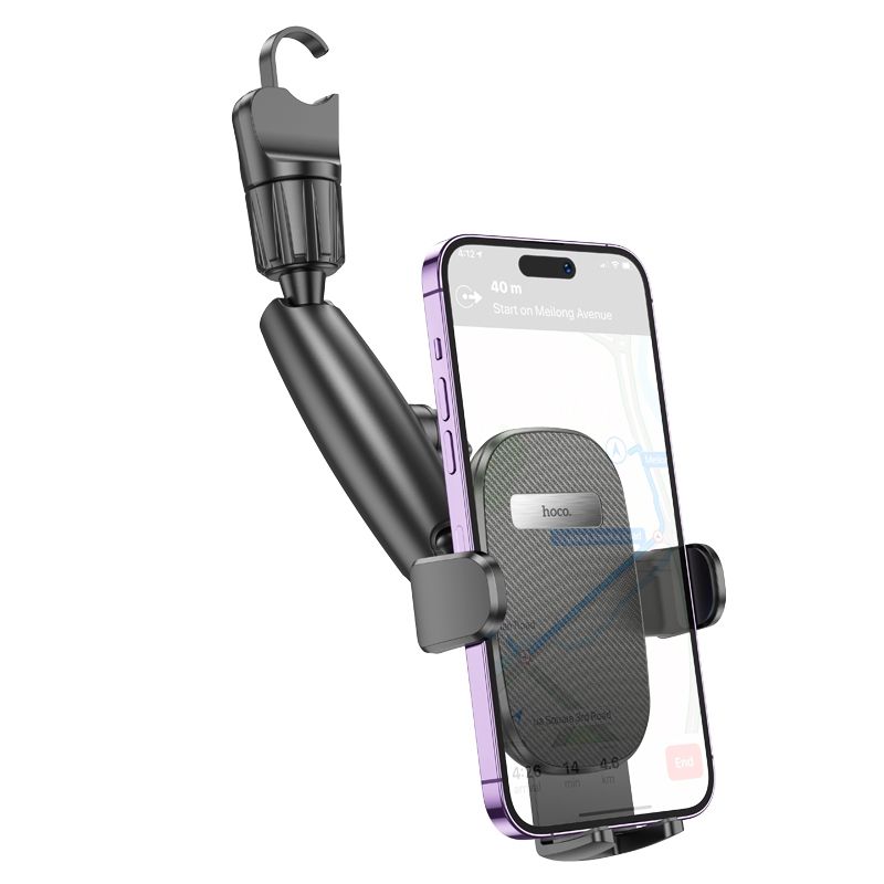 Hoco H17 Waves Rearview Mirror Car Holder - Black