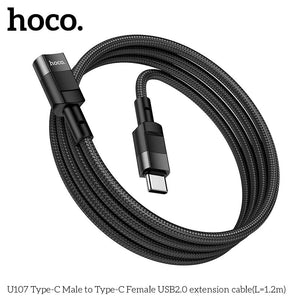 Hoco U107 USB-C Extension Cable 120cm