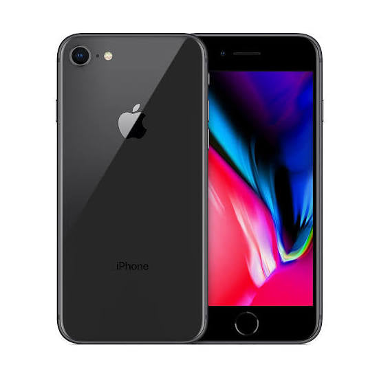 Pre-owed Apple iPhone 8 64 GB with Accessories and 1 Year Warranty