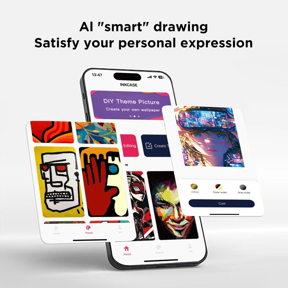 REDEFINE E-ink Display Customizable Image Case Magnetic Case for iPhone