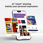 Load image into Gallery viewer, REDEFINE E-ink Display Customizable Image Case Magnetic Case for iPhone
