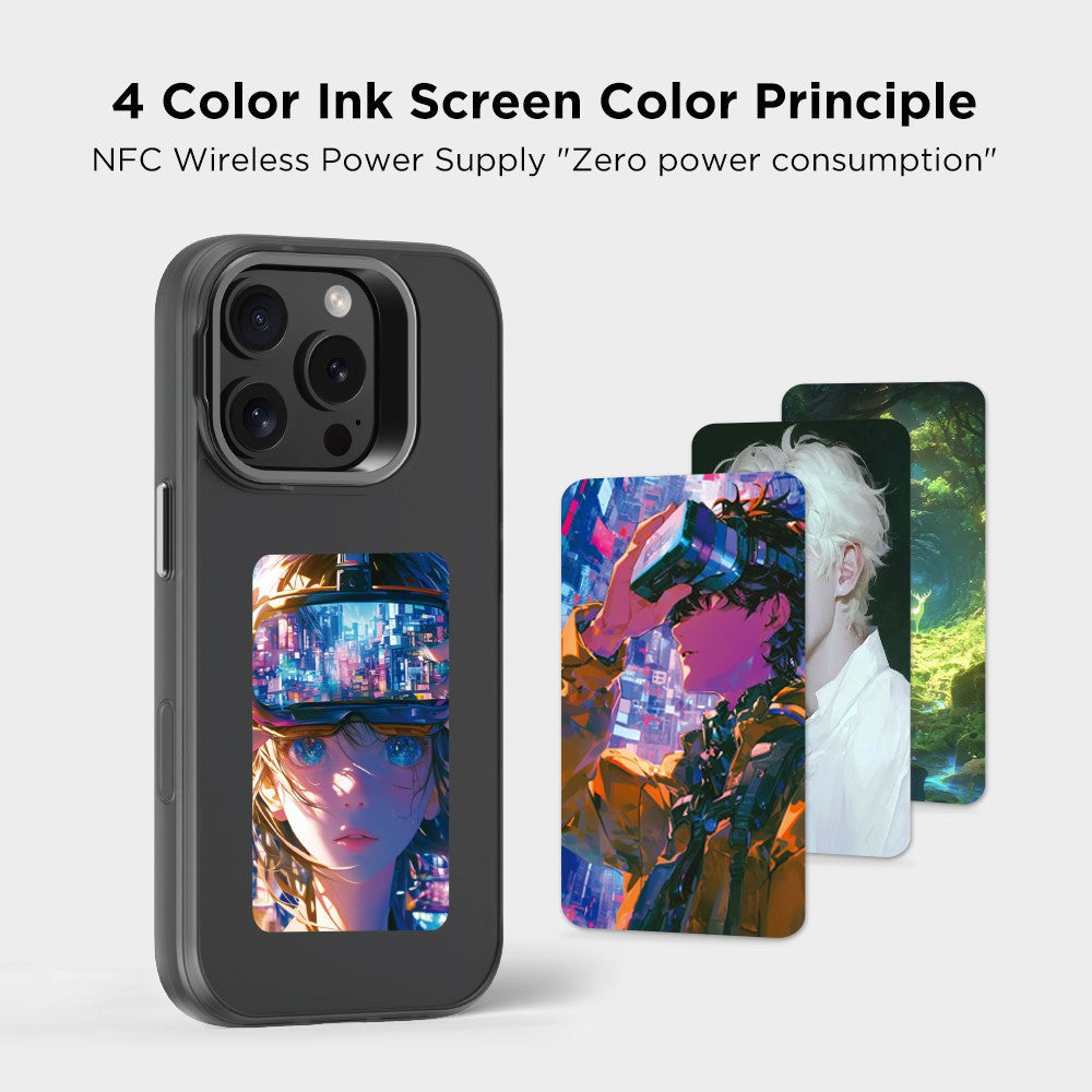 REDEFINE E-ink Display Customizable Image Case Magnetic Case for iPhone
