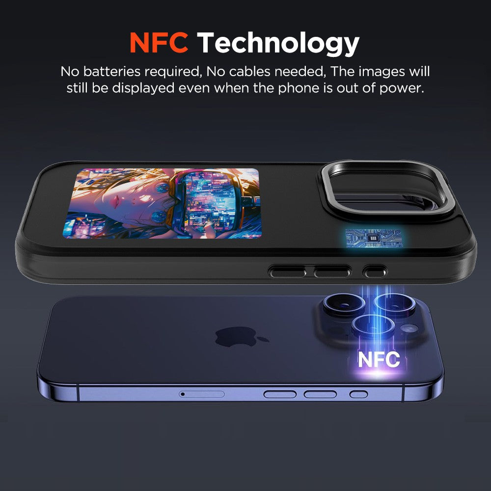 REDEFINE E-ink Display Customizable Image Case Magnetic Case for iPhone