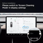 Load image into Gallery viewer, Tesla Model 3 Y 15&quot; Tempered Glass Screen Protector + Installation Frame Clear Monitor Protection
