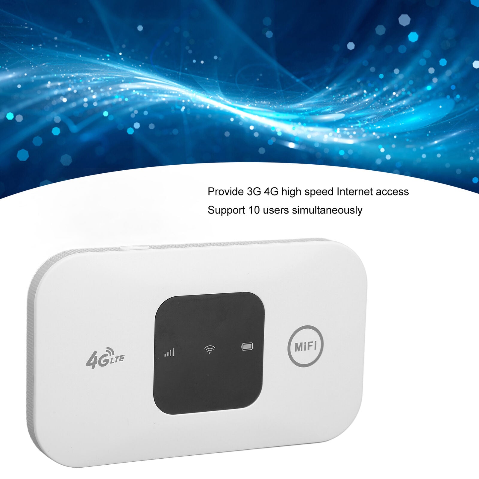 Portable 4G LTE WiFi Router 3G 4G Wireless Internet Router Mobile Hot Spot 10 Users