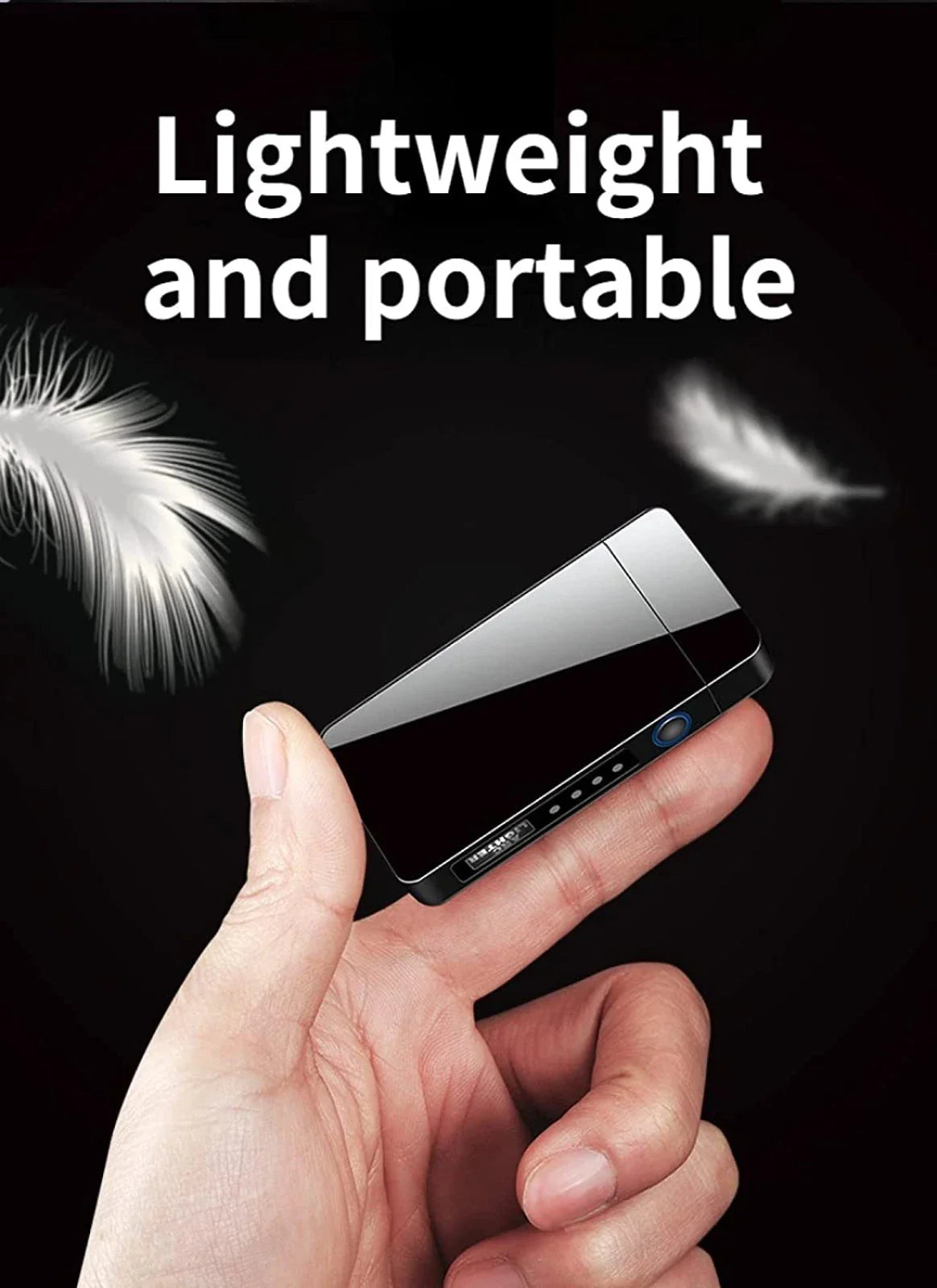 USB Rechargeable Dual Arc Plasma Lighter | Flameless Windproof Electric