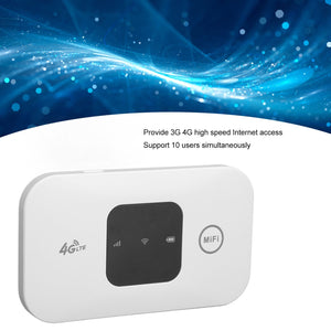 Portable 4G LTE WiFi Router 4G Wireless Internet Router Mobile Hot Spot 10 Users