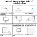Load image into Gallery viewer, Tesla Model 3 Y 15&quot; Tempered Glass Screen Protector + Installation Frame Clear Monitor Protection
