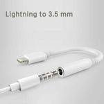 Load image into Gallery viewer, Lightning to 3.5mm Headphones Jack Adapter
