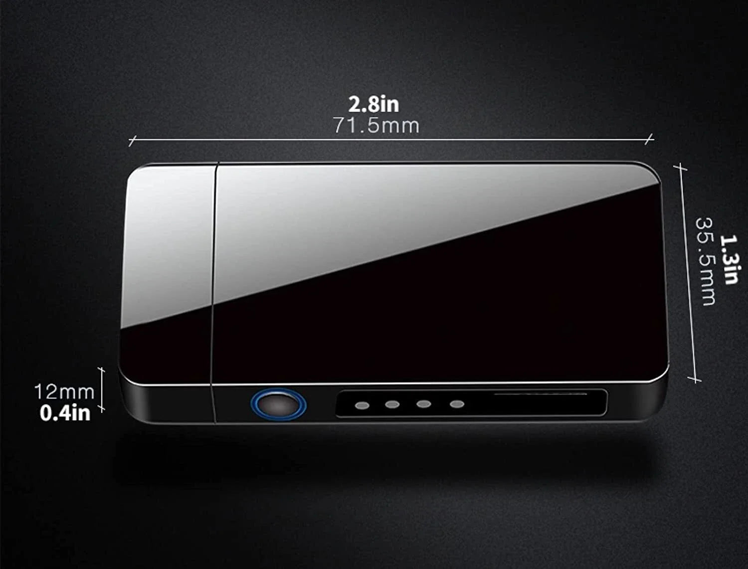 USB Rechargeable Dual Arc Plasma Lighter | Flameless Windproof Electric