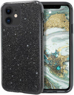 Load image into Gallery viewer, iPhone Ultra Slim 3 Layer Hybrid Back Cover Sparkle Shinning Protective Bumper Bling Glitter Case
