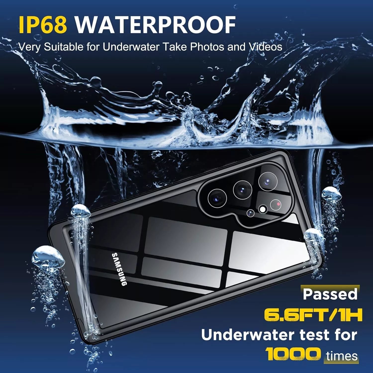 Samsung S24 Ultra Dirtproof Snowproof Dropproof Cover