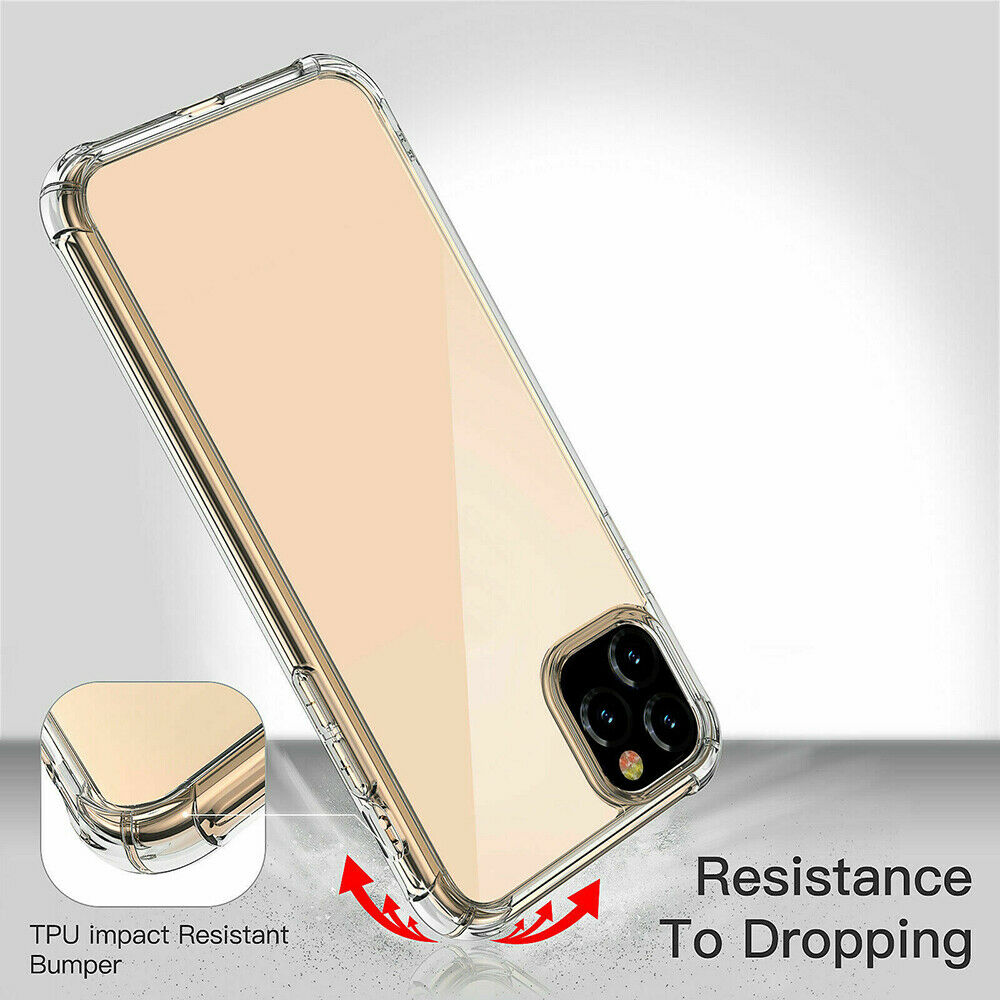 Samsung Galaxy S Series Ultra-Clear Shockproof Bumper Back Case Cover