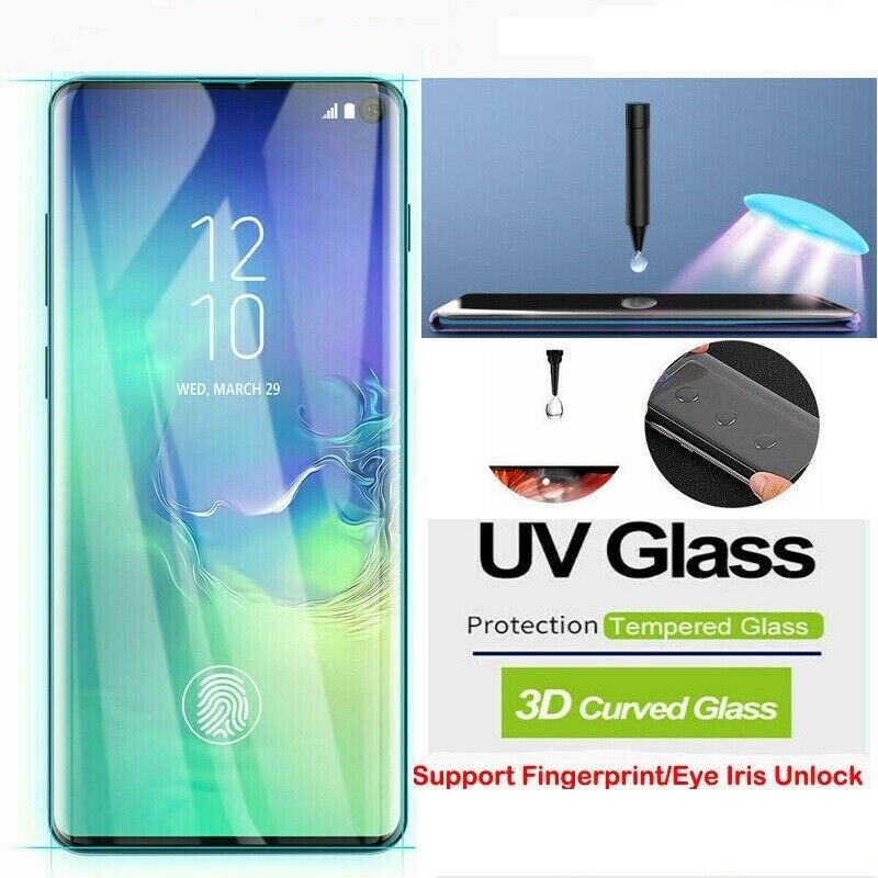 Premium Curved Tempered Glass UV Screen Protector for Samsung- 100% Original Touch Sensitive