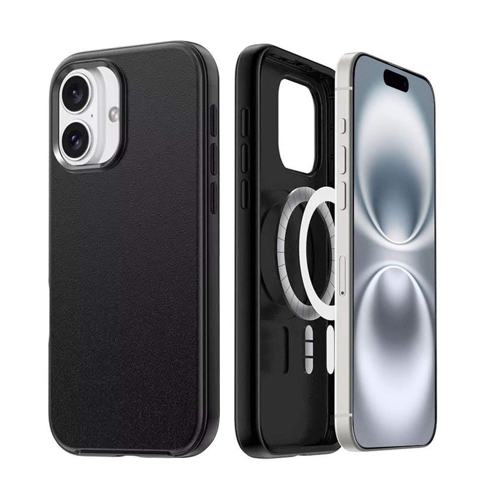 iPhone 17 Hybrid Symmetry Series Style Shockproof Case Cover with Magnetic Ring