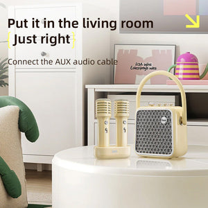 Divoom Songbird-HQ Portable Karaoke Bluetooth Speaker | Home KTV Sound Set
