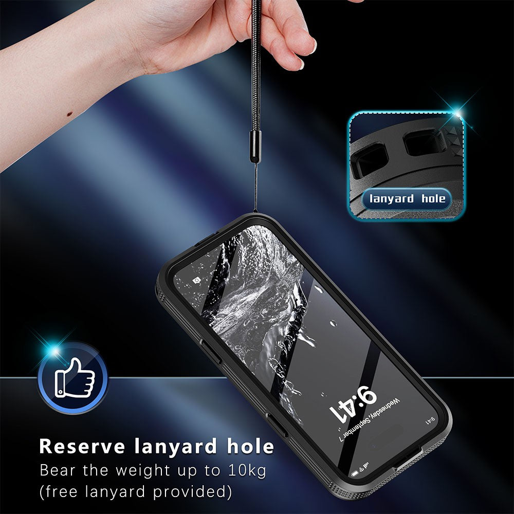 iPhone 17 Waterproof Case Dirtproof Snowproof Dropproof Cover