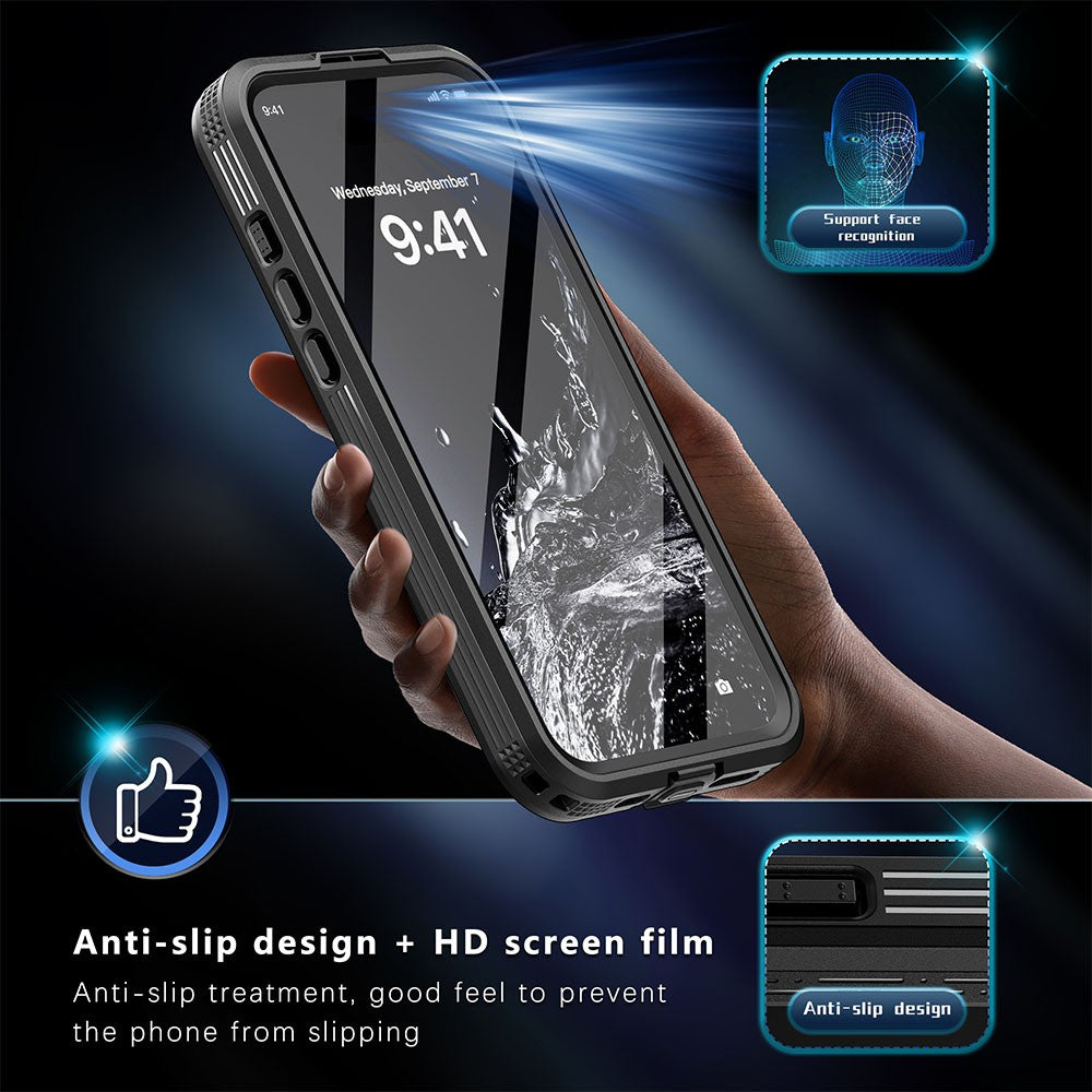 iPhone 17 Pro Waterproof Case Dirtproof Snowproof Dropproof Cover