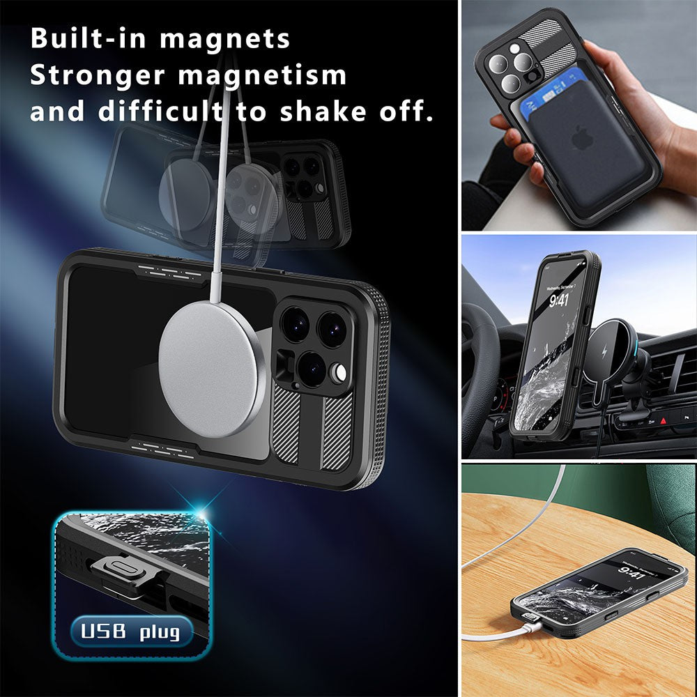 iPhone 17 Waterproof Case Dirtproof Snowproof Dropproof Cover