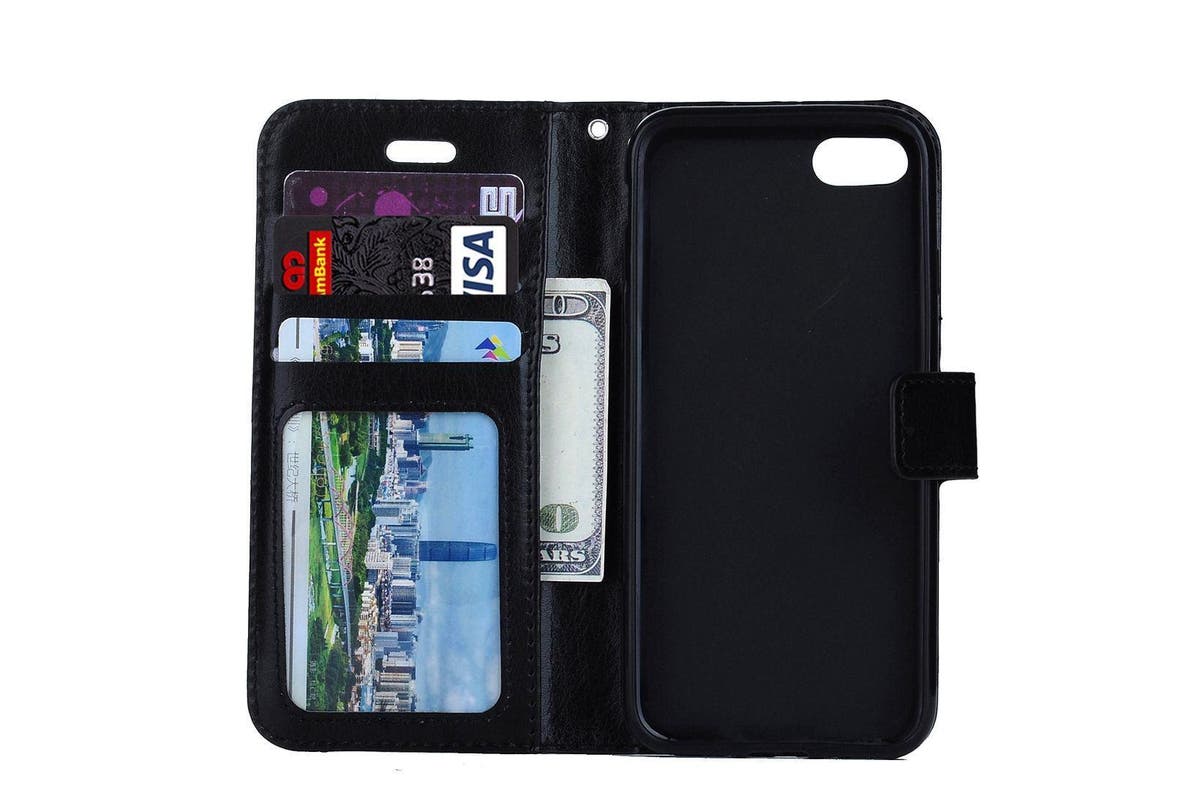 iPhone 5/5S/5SE Elegant Horse Texture Leather Cover