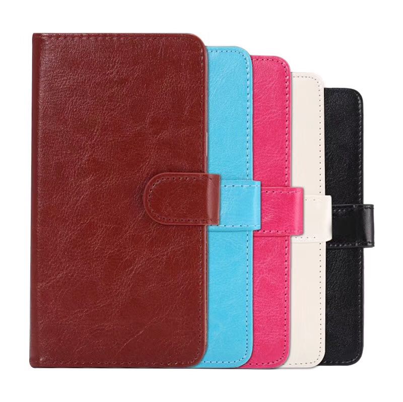 Universal Phone Leather Case Cover Flip 360 Rotation