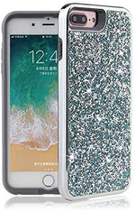 Load image into Gallery viewer, iPhone Dual Layer TPU PC Hybrid Rhinestones Glitter Bling Diamond Phone Case
