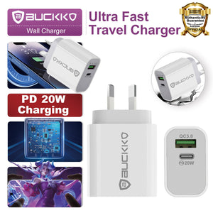 Buckko 20W Type C USB A Charging Fast Charging SAA Approval