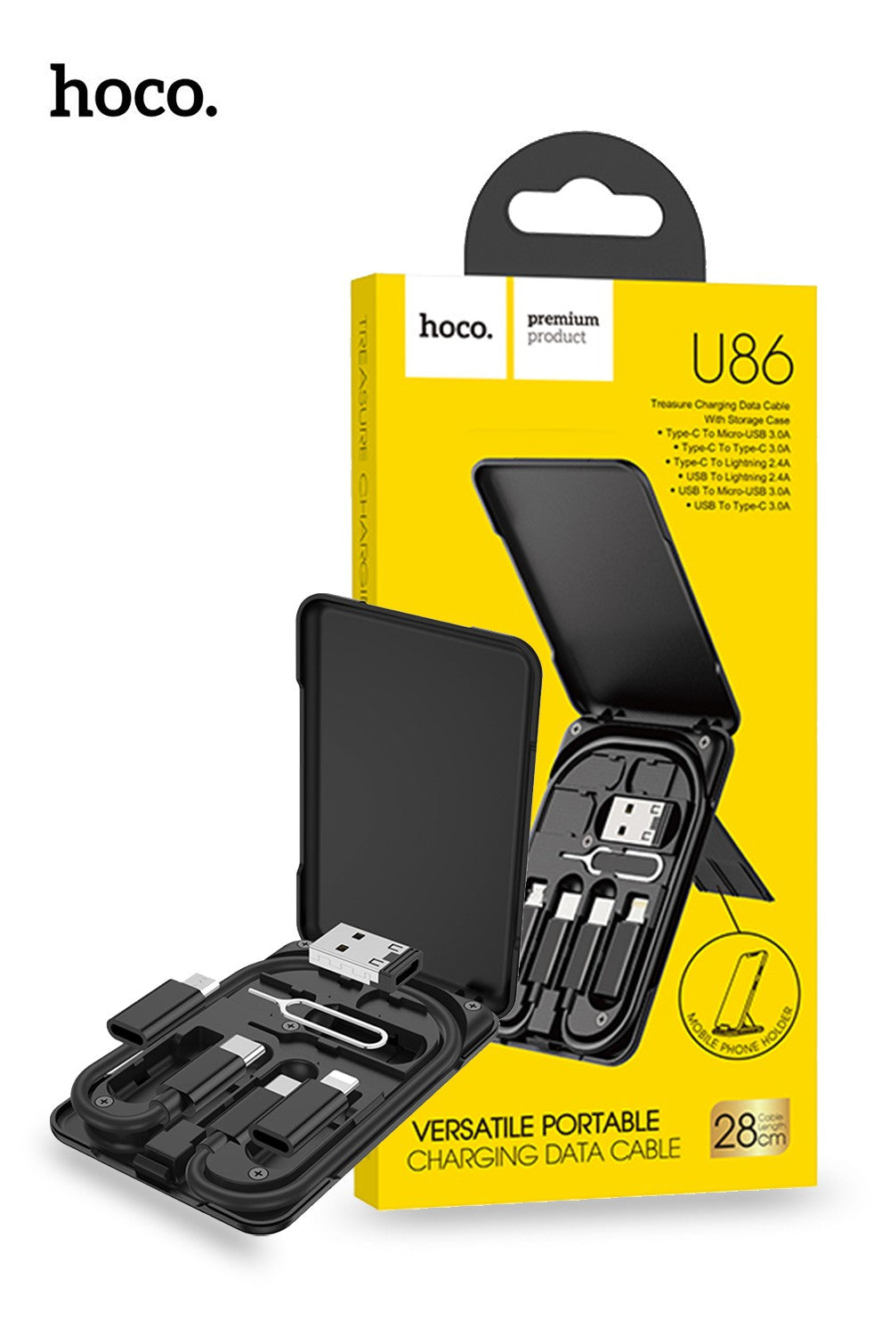Hoco U86 Treasure Kit USB-C Lighting Adapter SIM