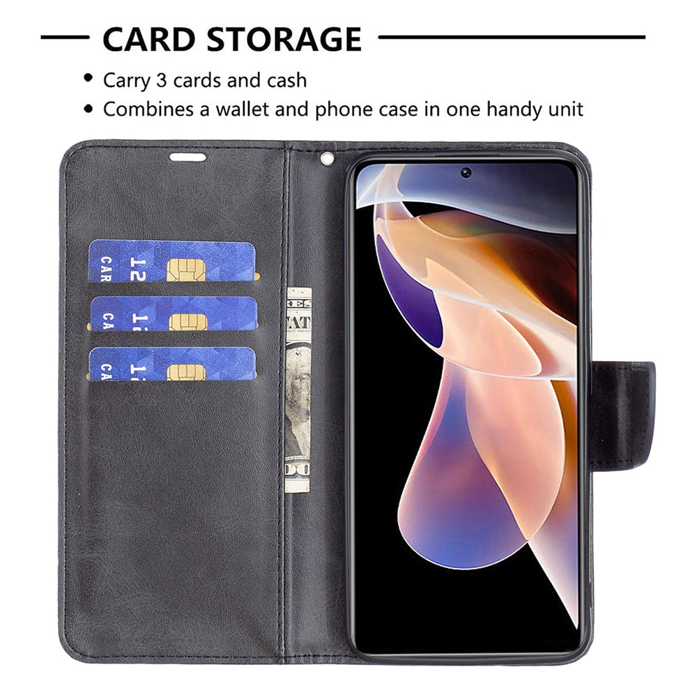 Leather Wallet Case For OPPO Reno6 Pro 5G Reno5 F Z Reno4 Reno7 Reno 7 6 5 4 A15 A16 A17 A55 A54 A57 A74 Phone Cover Etui Bag