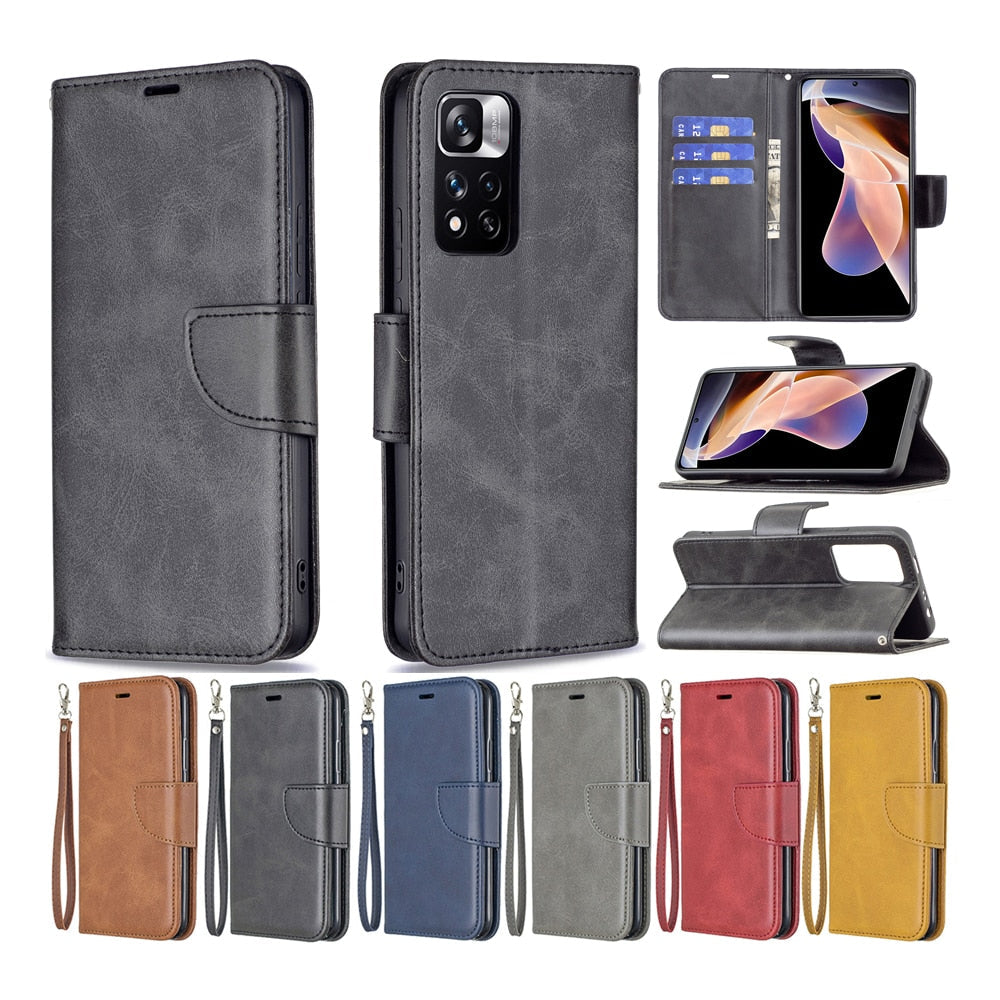 Leather Wallet Case For OPPO Reno6 Pro 5G Reno5 F Z Reno4 Reno7 Reno 7 6 5 4 A15 A16 A17 A55 A54 A57 A74 Phone Cover Etui Bag