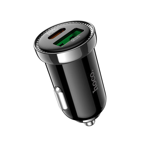Hoco Z44 USB-C USB-A QC3.0 PD20W Car Charger