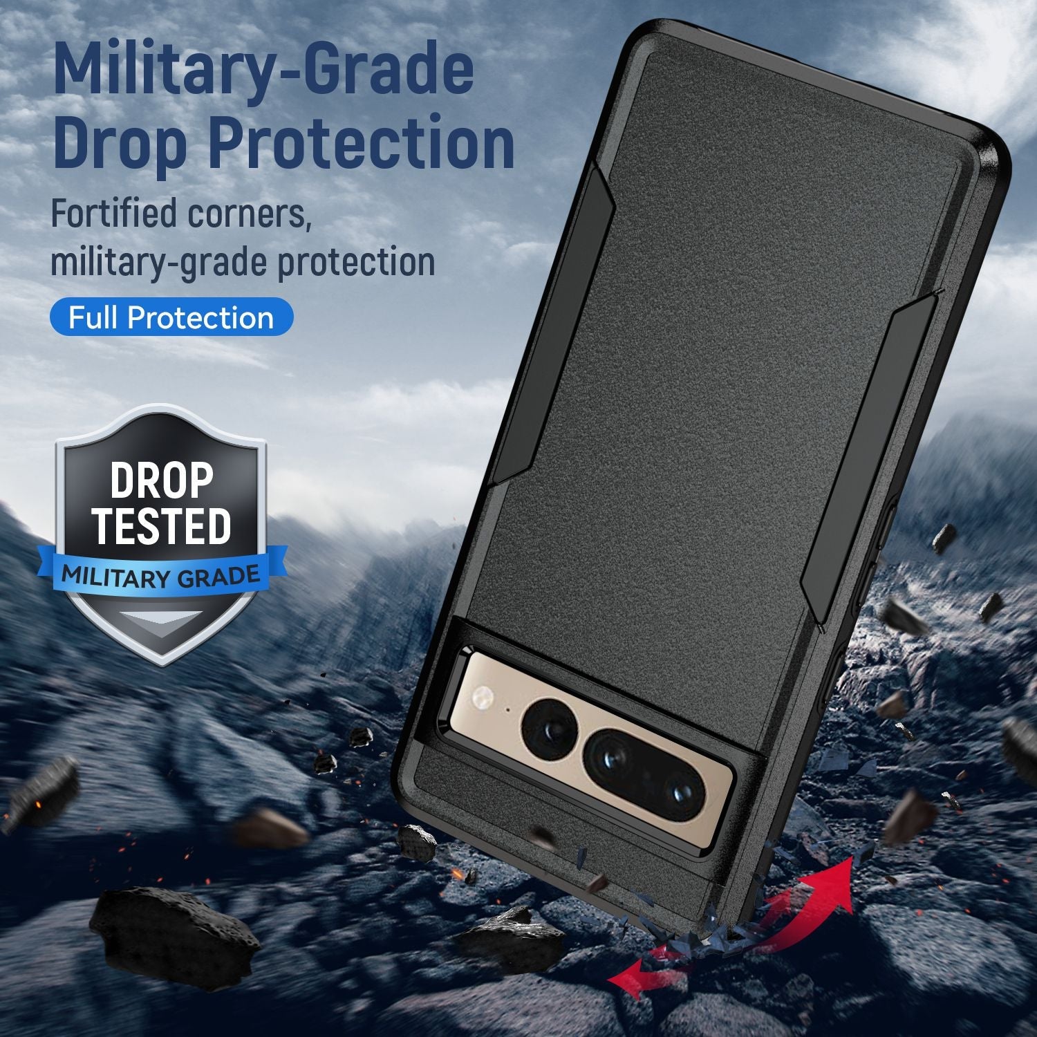 Google Pixel BLACKTECH Commuter Protection Case