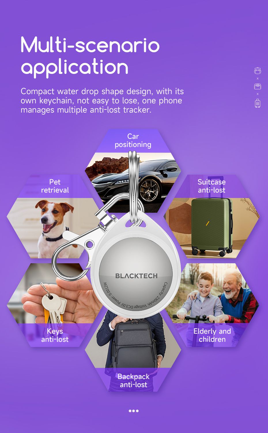 BLACKTECH BL-DI29 iTag Anti Lost Tracker