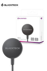 BLACKTECH USB-A Galaxy Watch Charger - Black