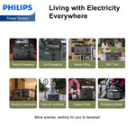 Load image into Gallery viewer, Philips Outdoor High Power 300W/600W/1000W Mobile Power Supply
