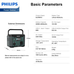 Load image into Gallery viewer, Philips Outdoor High Power 300W/600W/1000W Mobile Power Supply
