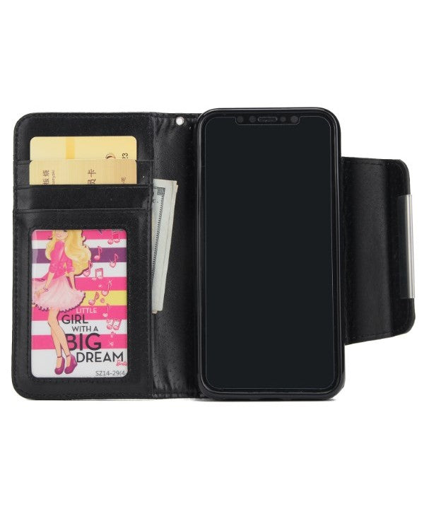 iPhone Detachable Leather Magnetic Wallet Case Cover
