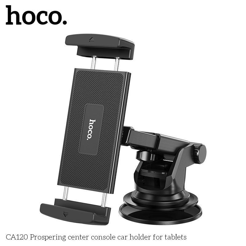 Hoco CA120 Dash and Windshield Tablet & Phone Holder Black