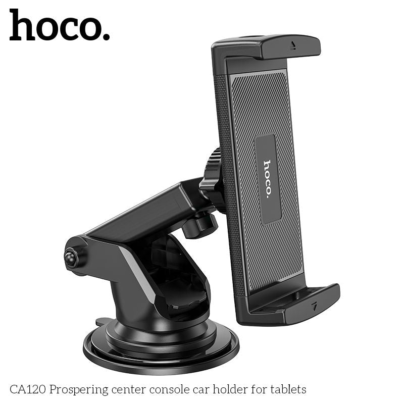 Hoco CA120 Dash and Windshield Tablet & Phone Holder Black