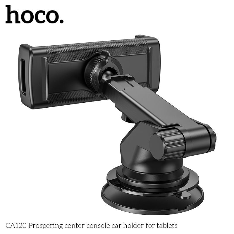 Hoco CA120 Dash and Windshield Tablet & Phone Holder Black