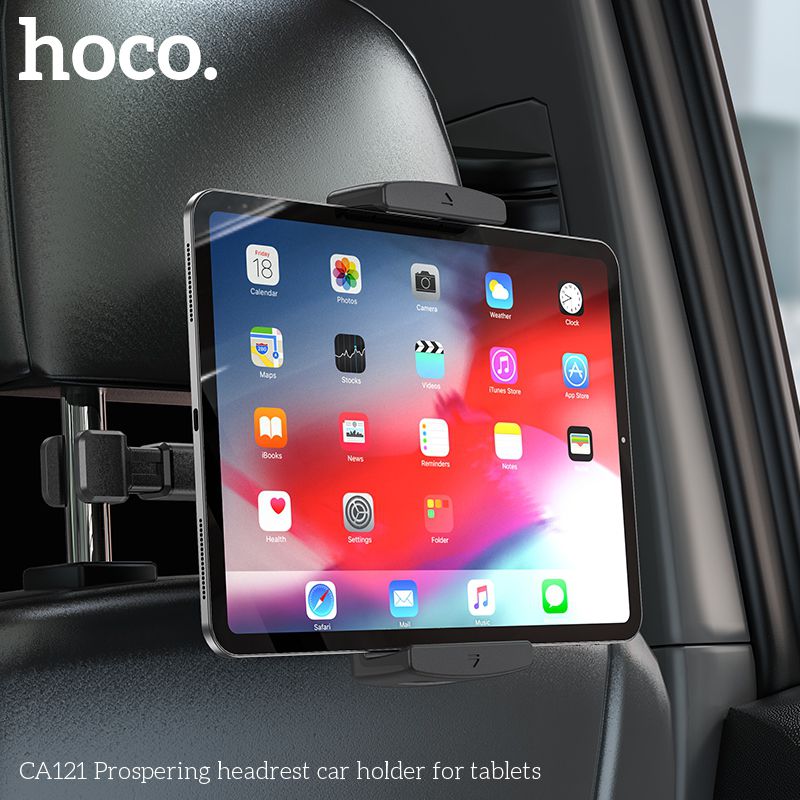 Hoco CA121 Car Back Seat Phone Tablet Holder Headrest Holder for 4.7-12.9 inch Pad Backseat Mount for Pad Tablet PC Auto Headrest Holder