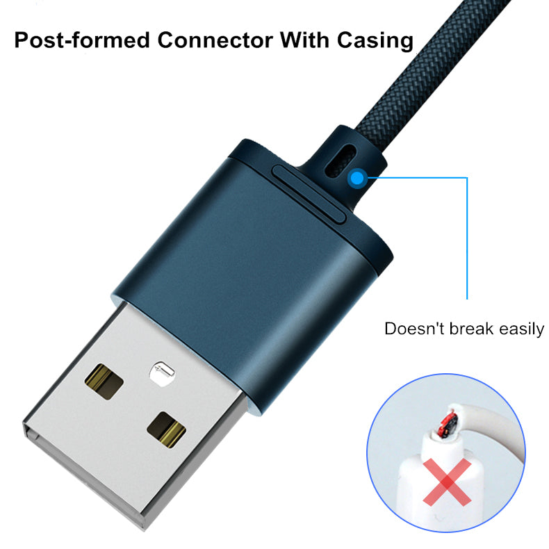 REMAX RC-131th 3 in 1 Charging Data Cable iPhone Samsung