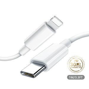 Type C to Lighting / Type C PD Fast Charging & Data Sync Cable