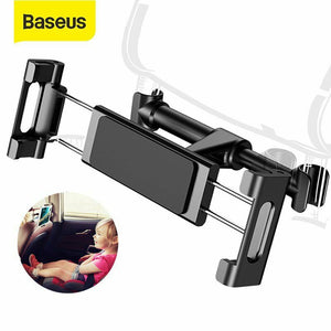 Baseus Car Back Seat Phone Holder Headrest Holder for 4.7-12.9 inch Pad Backseat Mount for Pad Tablet PC Auto Headrest Holder