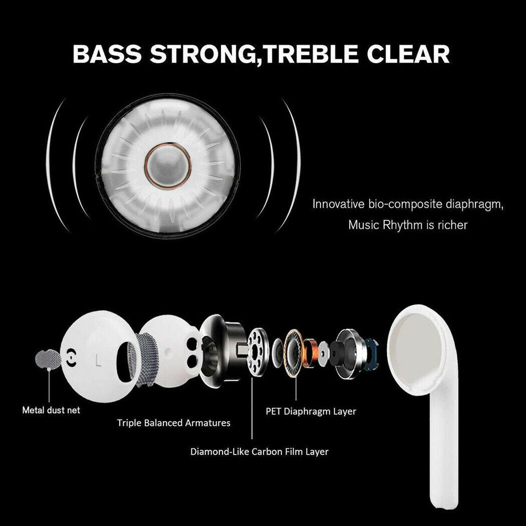 Lighting Earpods Headphone Connect Via Bluetooth - Bulit In Mic