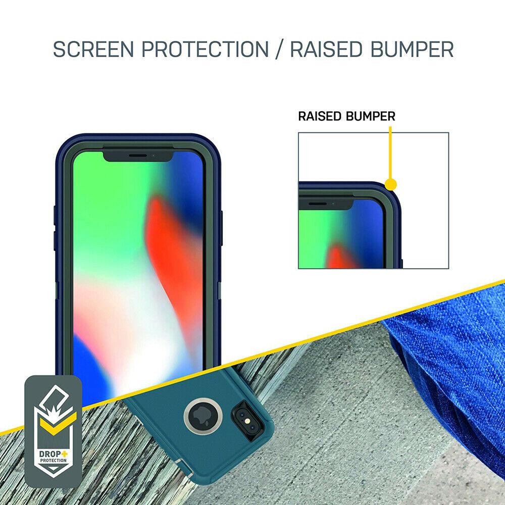 iPhone Rugged Shockproof Defender Case Cover